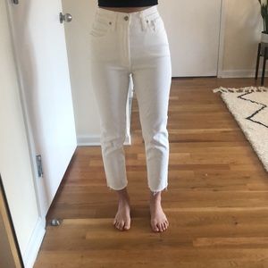Madewell Perfect Vintage Jean in tile white